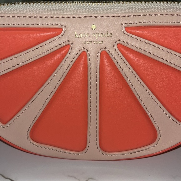 Kate Spade Grapefruit Shoulder/Crossbody “Flights Of Fancy” - Picture 3 of 16